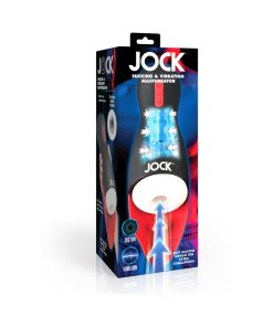 Jock Sucking & Vibrating Masturbator With Tongue