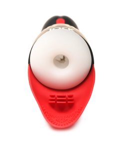 Jock Sucking & Vibrating Masturbator With Tongue