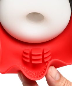 Jock Sucking & Vibrating Masturbator With Tongue