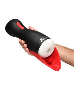 Jock Sucking & Vibrating Masturbator With Tongue
