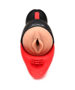 Jock Sucking & Vibrating Pussy Masturbator