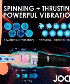 Jock Spinning Thrusting & Vibrating Masturbator