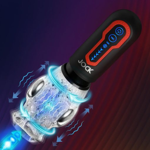 Jock Spinning & Thrusting Masturbator With Dual Vibration - Image 3