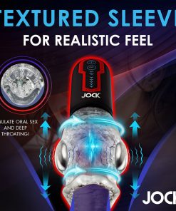 Jock Spinning & Thrusting Masturbator With Dual Vibration