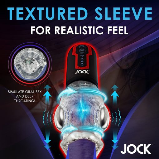 Jock Spinning & Thrusting Masturbator With Dual Vibration - Image 6