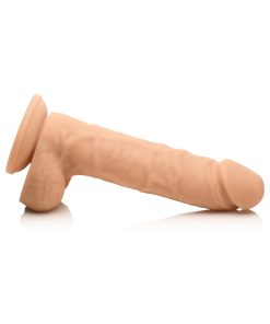Easy Riders 7 In. Silicone Dildo With Balls Light