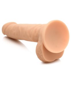 Easy Riders 7 In. Silicone Dildo With Balls Light