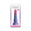 Colours Stacked 6 In. Dildo Pink/Blue