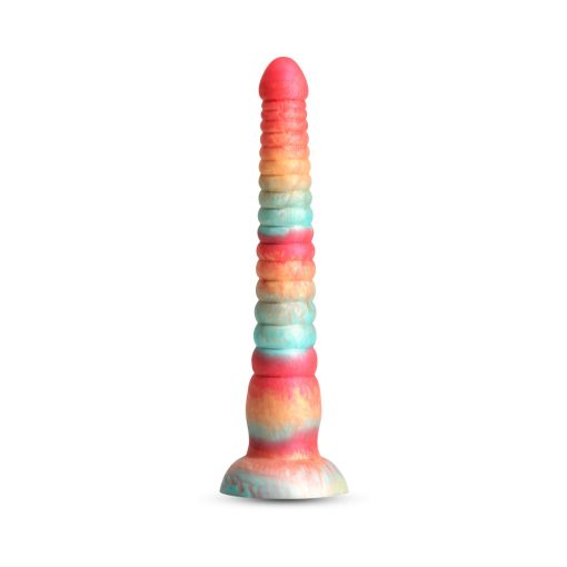 Colours Stacked 9 In. Dildo Red/Gold - Image 2