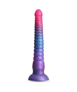 Colours Stacked 9 In. Dildo Pink/Blue