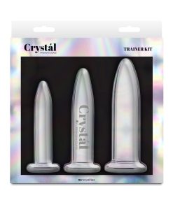 Crystal 3-Piece Glass Trainer Kit Clear