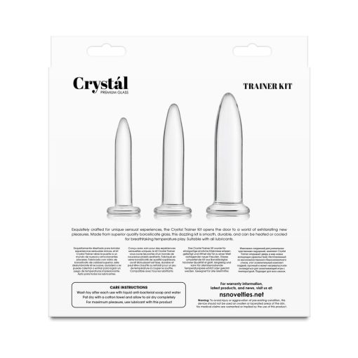 Crystal 3-Piece Glass Trainer Kit Clear - Image 4