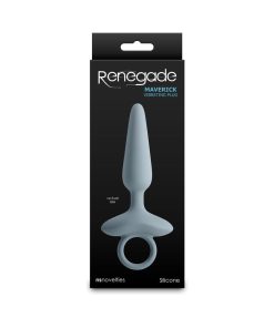 Renegade Maverick Rechargeable Vibrating Anal Plug Gray