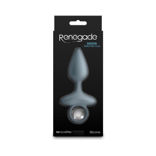 Renegade Orion Rechargeable Vibrating Anal Plug Gray - Image 4