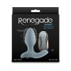 Renegade Summit Rechargeable Gyrating Plug With Remote Gray