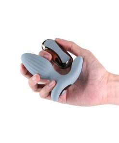 Renegade Summit Rechargeable Gyrating Plug With Remote Gray