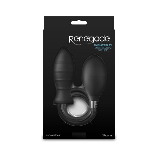 Renegade Inflataplay Inflatable Plug With Grip Black - Image 4