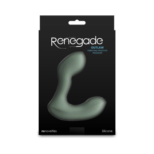Renegade Outlaw Rechargeable Vibrating Prostate Massager Sage - Image 4