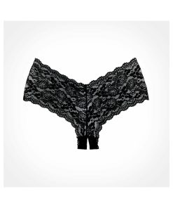 Allure Adore Candy Apple Panty Black O/S