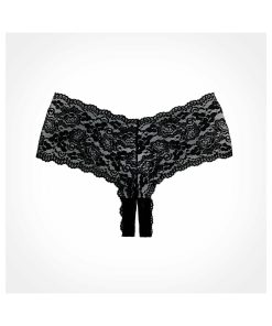 Allure Adore Candy Apple Panty Black O/S