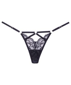 Allure Adore Do Not Disturb Panty Black O/S