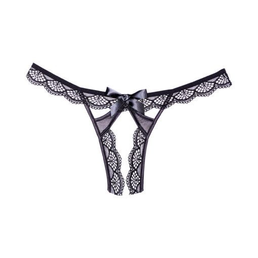 Allure Adore Peach-Y Panty Black O/S - Image 3