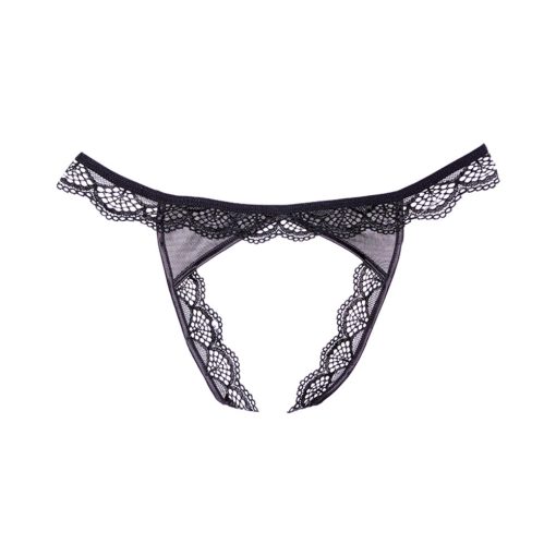 Allure Adore Peach-Y Panty Black O/S - Image 4
