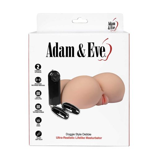Adam & Eve Doggie Style Debbie – Ultra-Realistic Vibrating Masturbator - Image 4
