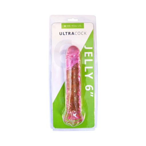 Me You Us Ultracock Pink Jelly 6 In. Dong