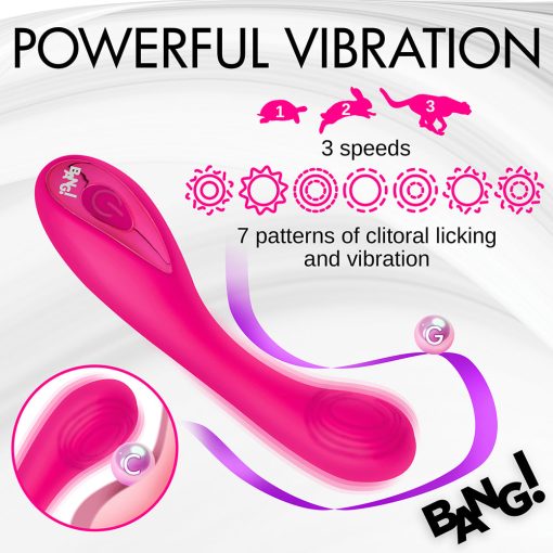Bang! G-Spot Silicone Vibrator Pink - Image 10