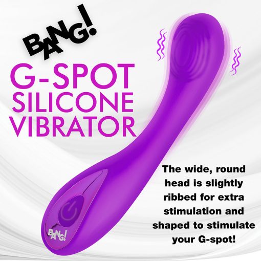 Bang! G-Spot Silicone Vibrator Purple - Image 9