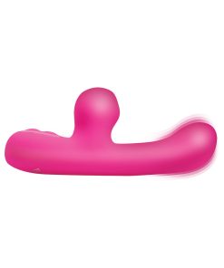 Bang! Mini Suction Rabbit Vibrator – G-Spot & Clit Stimulator (Pink)