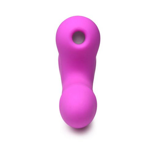 Bang! Mini Suction Rabbit Vibrator – Dual Stimulation (Purple, Rechargeable) - Image 4