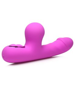 Bang! Mini Suction Rabbit Vibrator – Dual Stimulation (Purple, Rechargeable)