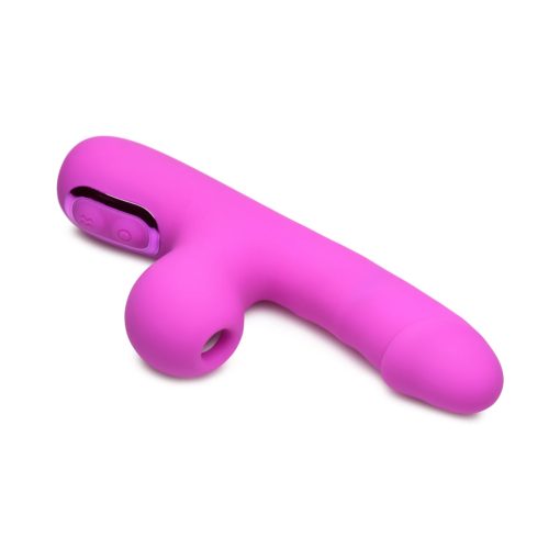 Bang! Mini Suction Rabbit Vibrator – Dual Stimulation (Purple, Rechargeable) - Image 6