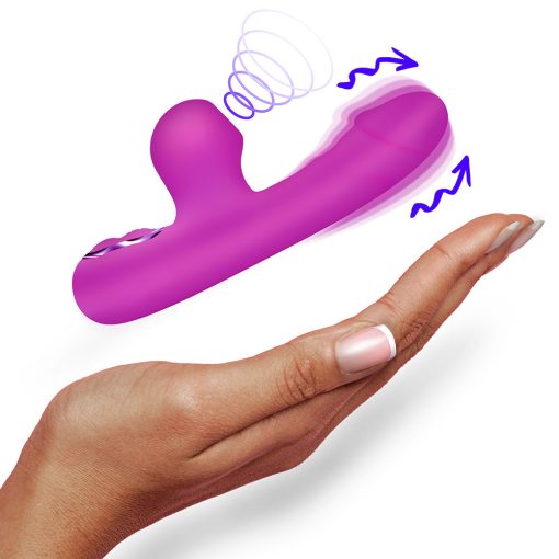 Bang! Mini Suction Rabbit Vibrator – Dual Stimulation (Purple, Rechargeable) - Image 9