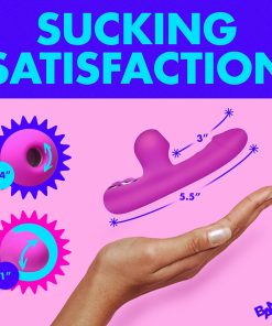 Bang! Mini Suction Rabbit Vibrator – Dual Stimulation (Purple, Rechargeable)