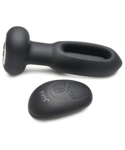 Flickers Bum Flick Flicking & Vibrating Silicone Butt Plug With Remote