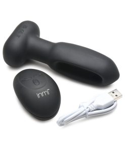 Flickers Bum Flick Flicking & Vibrating Silicone Butt Plug With Remote