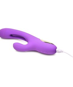 Flickers Tri-Flick Flicking Silicone Rabbit Vibrator