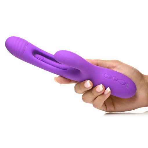 Flickers Tri-Flick Flicking Silicone Rabbit Vibrator - Image 10