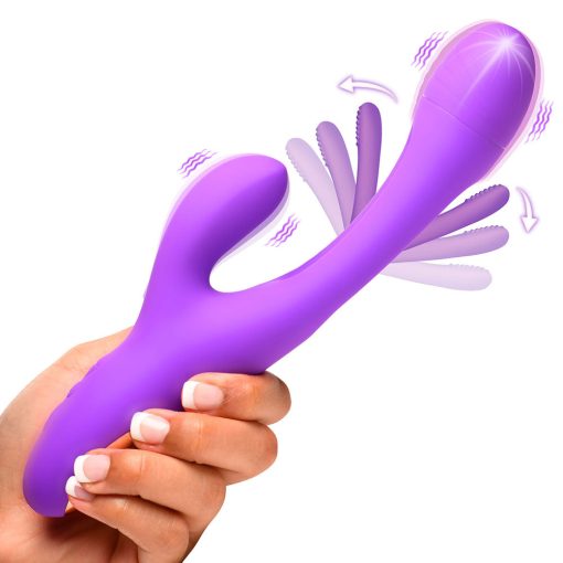 Flickers Tri-Flick Flicking Silicone Rabbit Vibrator - Image 12
