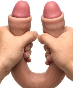 Jock Real Skin 15.75 In. Double Dildo Medium