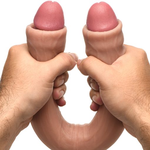 Jock Real Skin 15.75 In. Double Dildo Medium - Image 6