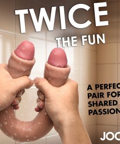 Jock Real Skin 15.75 In. Double Dildo Medium