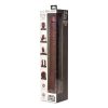 Jock Real Skin 17.75 In. Double Dildo Dark