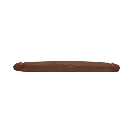 Jock Real Skin 17.75 In. Double Dildo Dark - Image 2
