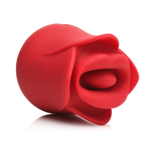 Lickgasm Kissing & Vibrating Rose Clitoral Stimulator Red - Image 2