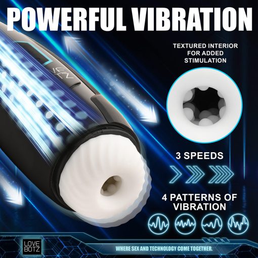 Lovebotz The Milker Max 14X Thrusting & Vibrating Masturbator - Image 11
