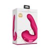 Vive Zaki Rechargeable Silicone Airwave Pulse Wave Vibrating G-Spot Vibrator Pink